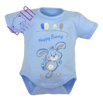 Body "Happy Bunny" niebieski